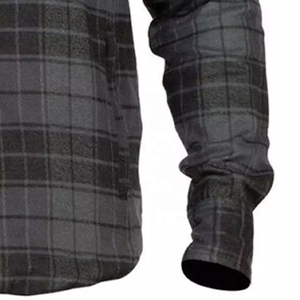 2024 hommes flanelle moto Protection Gear chemise haute qualité coton tissé tissu chemise flanelle chemises décontractées pour hommes - Product Image 5