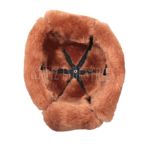 Sombreros de piel de oveja sólidos a la moda personalizados, sombreros cómodos de piel de oveja de buen Material 2024 - Product Image 5