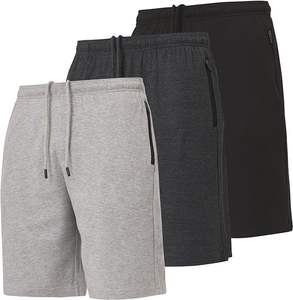 Taille XL Short de sport actif pour hommes personnalisable léger été Gym vêtements d'entraînement poches zippées Logo élastique respirant - Product Image 4