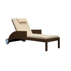 Chaise longue de plage pour hôtel et jardin en plein air Chaise longue de piscine en plein air Chaise longue de bain inclinable Design personnalisable choix - Product Image 1