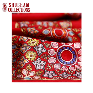 Shubham International Yak Wool Shawl Embroidery Floral Print Shawl Unisex Blanket High Quality <b>Gift</b> Stunning Design for Women - Product Image 3