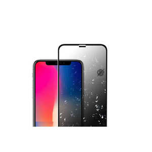 Protection d'écran en verre trempé mat anti-poussière Netzy Black pour iPhone X, anti-espionnage, anti-rayures, anti-traces de doigts - Product Image 1