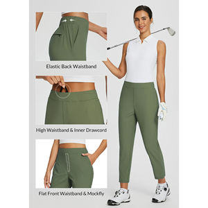 Capri de golf para mujer, listo para exteriores, que proporciona flujo de aire, comodidad y un rendimiento deportivo fluido. - Product Image 5