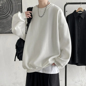 Sudadera con capucha de gran tamaño de algodón 100% de alta calidad, sudadera bordada personalizada de Color sólido para hombres, temporada de invierno - Product Image 6
