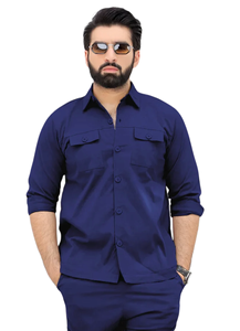 Ensemble de survêtement pour hommes personnalisé en gros deux pièces vêtements de sport veste zippée et pantalon de jogging assorti fabriqué en haute qualité respirant - Product Image 4