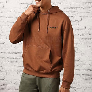 Sudadera con capucha de gran tamaño para hombre de Color personalizado Sudadera con capucha de tela suave hecha en fábrica para hombre Ropa informal duradera Sudadera con capucha de gran tamaño en línea - Product Image 3