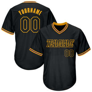 Camiseta personalizable 100% poliéster sublimación béisbol camiseta uniforme de porristas con patrón 3D transpirable - Product Image 3
