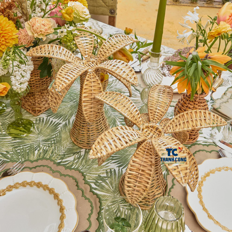 Wholesale RATTAN PALM TREE Wall Hanging Rustic Rattan Decor for Interior Spaces Living Room Office from Vietnam · image 5