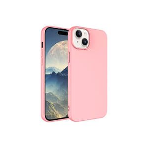 Coque en silicone souple série MSRA LSR pour iPhone 15 - Rose clair - A53 - Coque arrière pour 7 Plus 14 Plus 13 Pro Max - Product Image 1