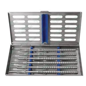 Kit d'instruments dentaires pour implants dentaires en acier inoxydable Ostéotomes plats Produits les plus vendus - Product Image 1
