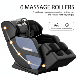 Sillón de Masaje Eléctrico de Gravedad Cero, Reclinable Shiatsu de Cuerpo Completo con Calor, Compresión de Aire, Rodillo para Pies y Altavoz Bluetooth - Product Image 2
