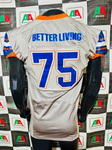 กางเกงฟุตบอลแบบอเมริกันไซส์ใหญ่พิเศษระบายอากาศได้ดีกางเกงขาสั้นปักลาย - Product Image 6