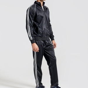 Chándal informal con logotipo personalizado, chándal deportivo para correr para hombre, chándal deportivo ajustado para gimnasio para hombre - Product Image 3