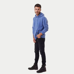 Sudadera con Capucha de Invierno Unisex de Alta Calidad, 100% Algodón, Corte Regular, al por Mayor, Lavado Ácido, Bordada, Lisa, Teñida, Vintage, Desgastada - Product Image 6