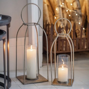 Candelabros de farol de Metal modernos hechos a mano de diferentes tamaños, impresión troquelada para el hogar, bodas, eventos, decoraciones navideñas - Product Image 4