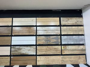 กระเบื้องปูพื้นเซรามิกผิวด้าน,แผ่นไม้ลายไม้ผิวหยาบหยาบกันลื่นขนาด150X900มม. - Product Image 3