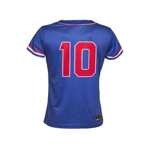 Uniformes de softball à la mode et fonctionnels pour femmes tissu extensible logo personnalisé complet - Product Image 2