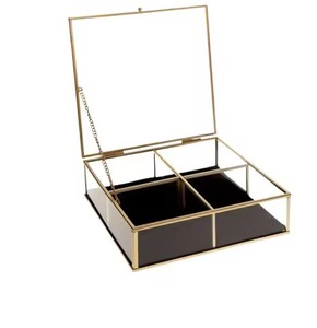 Boîte à bijoux en métal, écologique, faite à la main, personnalisable, boîte de rangement pour bijoux - Product Image 4