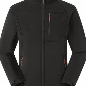 Veste Softshell unie fabriquée au Pakistan Veste Softshell pour hommes Vestes Softshell imperméables d'extérieur Respirant de haute qualité - Product Image 2