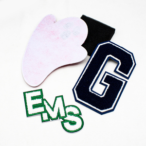 Patchs brodés pour t-shirts, patchs brodés haute définition, arc-en-ciel, lettre SME, bordure verte, homme ou femme - Product Image 6