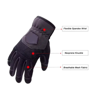 Nouveaux gants de mécanicien légers en gros pour hommes et vêtements de sécurité, gants de mécanicien en cuir de haute qualité - Product Image 2