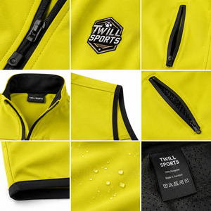 Custom Sportswear <b>Softshell</b> Vest Water Resistant Windproof Insulated Slim Fit Outdoor <b>Gilet</b> Waistcoat Coat Men's <b>Softshell</b> Vest - Product Image 3