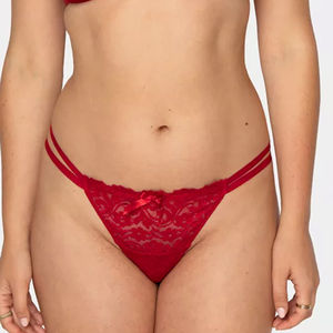 Ensemble de lingerie féminine en coton sans armatures, avec logo personnalisé, de qualité supérieure, pour jeunes filles et femmes, sexy, avec broderie, 2025 - Product Image 6