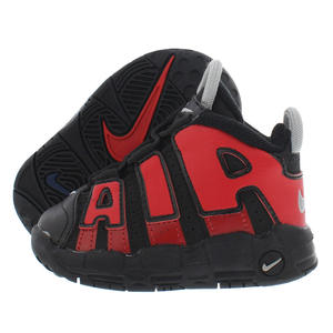 Zapatos Nike Air More Uptempo para bebés y niños pequeños Color: Negro/Rojo 100% auténticos - Product Image 1