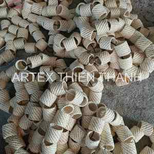 Anillo de Servilleta de Ratán Verde Detallado, Porta Servilletas Tejido a Mano, Decoración de Mesa Rústica Ecológica para el Hogar, Fiestas, Bodas, Restaurantes - Product Image 5