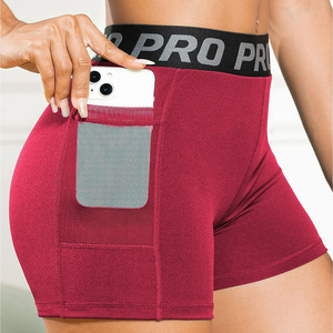 Pantalones cortos de yoga personalizados para fitness-Ropa de gimnasio sin costuras de alta calidad-Pantalones cortos de entrenamiento con cintura elástica - Product Image 3