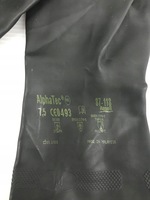 Gants anti-chimiques en latex Ansell AlphaTec 87-118 Haute résistance aux produits chimiques à base d'eau Abrasion Personnalisable Utilisation industrielle