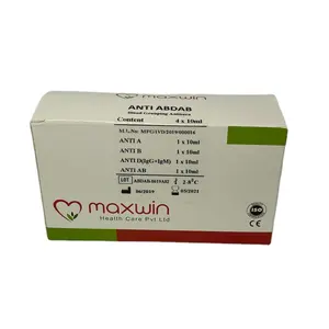 Minimal Price of Maxwin Anti ABDAB Blood Group Diagnosis / Blood Grouping Reagent Test Kit Set 4x10ml for Bulk Buyers