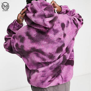 Sweat à capuche vintage tie-dye 100% coton hiver chaud top vente design unisexe avec style hip-hop et dernière mode - Product Image 2