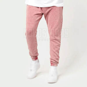 Los pantalones casuales de lavado ácido de algodón ligero más vendidos, logotipo personalizado, cintura media, patrón recto de alta calidad, uso para adultos - Product Image 3