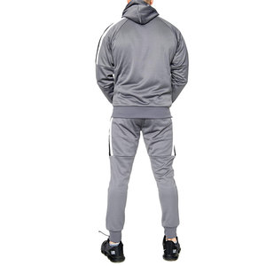 Conjunto de Sudadera con capucha para hombre, chándal con hombros descubiertos y pantalones de chándal, 100% algodón, nuevo diseño personalizado - Product Image 3
