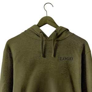 High Quality Custom Logo Cotton Thick Blank Plain Heavyweight Oversized Plus Size Men's Black Eco-Friendly <b>Winter</b> <b>Fleece</b> Hoodies - Product Image 3