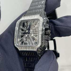 Montre en Moissanite de Haute Qualité, Sertie de Diamants Incolores, pour Hommes, Meilleure Qualité, Prix de Gros - Product Image 6