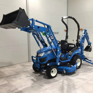 2026 LS Mini tracteur tondeuse à gazon avec chargeur frontal pompe rétrocaveuse et composants de roulement vente dans le monde entier - Product Image 1