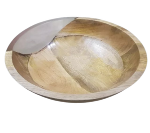 Elegant Resin Wooden <b>Salad</b> <b>Bowl</b> Customized Color Eco-Friendly Acacia Wood Resin Joint Dinnerware Kitchenware Serving <b>Bowl</b> - Product Image 3