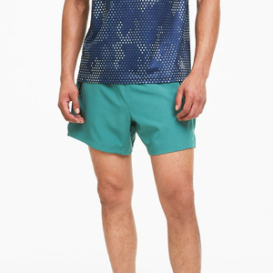 2026 <b>Lightweight</b> <b>Men's</b> Micro Plain Dyed Casual <b>Shorts</b> Unique Solid Pattern 100% Cotton 4Way Stretch Mid Embroidery Stylish - Product Image 5