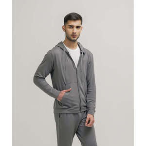 Conjunto de Sudadera con Capucha Modal para Hombre, Invierno, Suave, 95% Modal, 5% Elastano, Color Carbón/Colores - Product Image 6