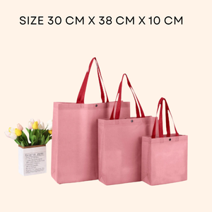 Vibrant Multi Color Shopper Tote Sac personnalisé Spunbond Logo personnalisé pour l'épicerie et le marché - Product Image 2