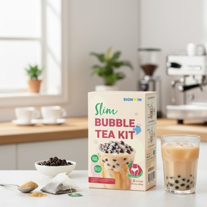 Kit de Té de Leche Assam en Polvo para Adelgazar, Bajo en Calorías, Alto en Fibra y con Reducción de Azúcar - Product Image 2