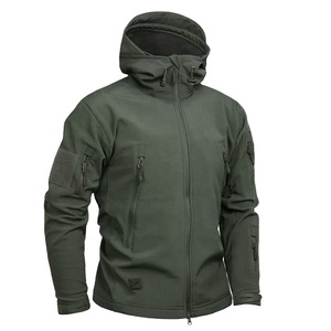 Veste Softshell Imperméable en Cuir de Veau pour Homme avec Col Montant et Logo Frontal, Tailles Étendues, Patchs 2026 - Product Image 2