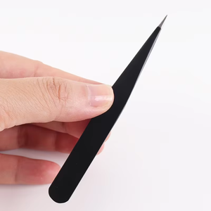 Pince à épiler en acier inoxydable de haute précision spécialement conçue pour les esthéticiennes de cils pour séparer les cheveux - Product Image 3