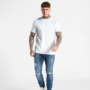 Pakistan Manufacturer Customized <b>100</b>% Organic Cotton T-<b>Shirt</b> for Men 240 Grams Embroidered/Printed Logo <b>Polyester</b>/Cotton - Product Image 1