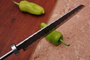 Cuchillo Santoku Hecho a Mano, Hoja en Bruto de Acero al Carbono, Grado DIY, OEM Personalizable, 11 Pulgadas de Longitud Total - Product Image 2
