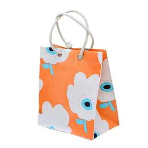 ถุงช้อปปิ้งผ้าคอตตอนพร้อมที่จับวัสดุผ้าใบแบบใช้ซ้ำได้ของขวัญแบบธรรมดาขนาดสั่งทำได้ล่าสุด - Product Image 4