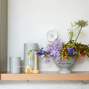 Cuenco de flores de Metal de buena calidad hecho a mano para el hogar y la Oficina escritorio decorativo Color dorado forma redonda cuencos de flores - Product Image 3