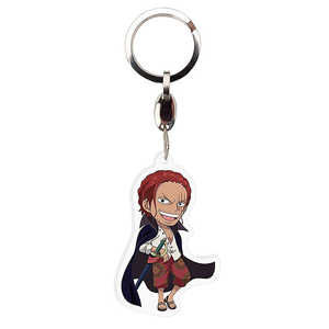 Llavero de Anime de One Piece RED Shanks para Fanáticos y Coleccionistas - Product Image 1